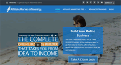 Desktop Screenshot of affiliatemarketertraining.com